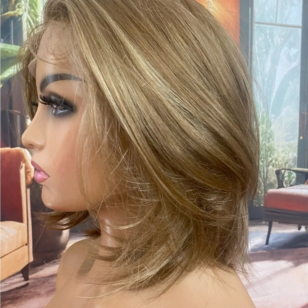 NEW Light Brown Lace Front Wig - with baby hair